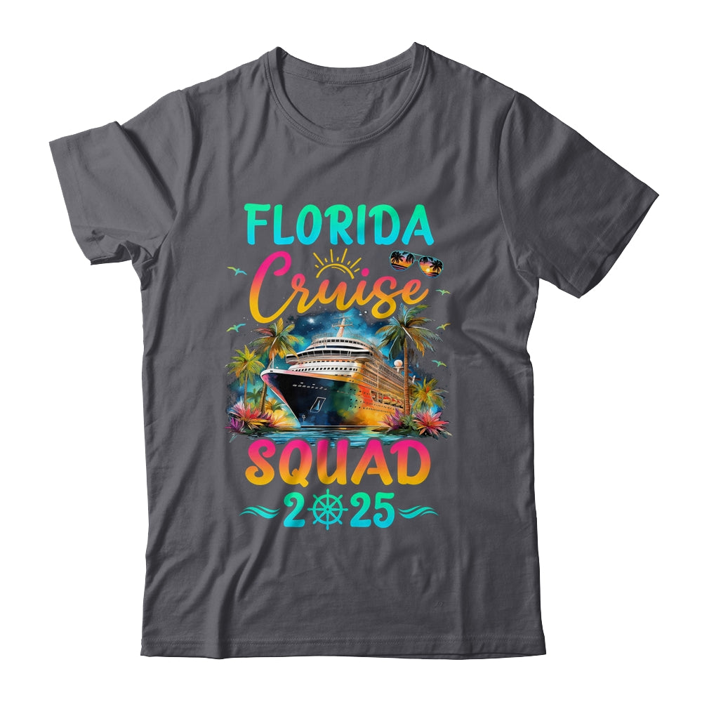 Family Florida Cruise Squad 2025 Summer Vacation Matching Shirt & Tank Top | siriusteestore