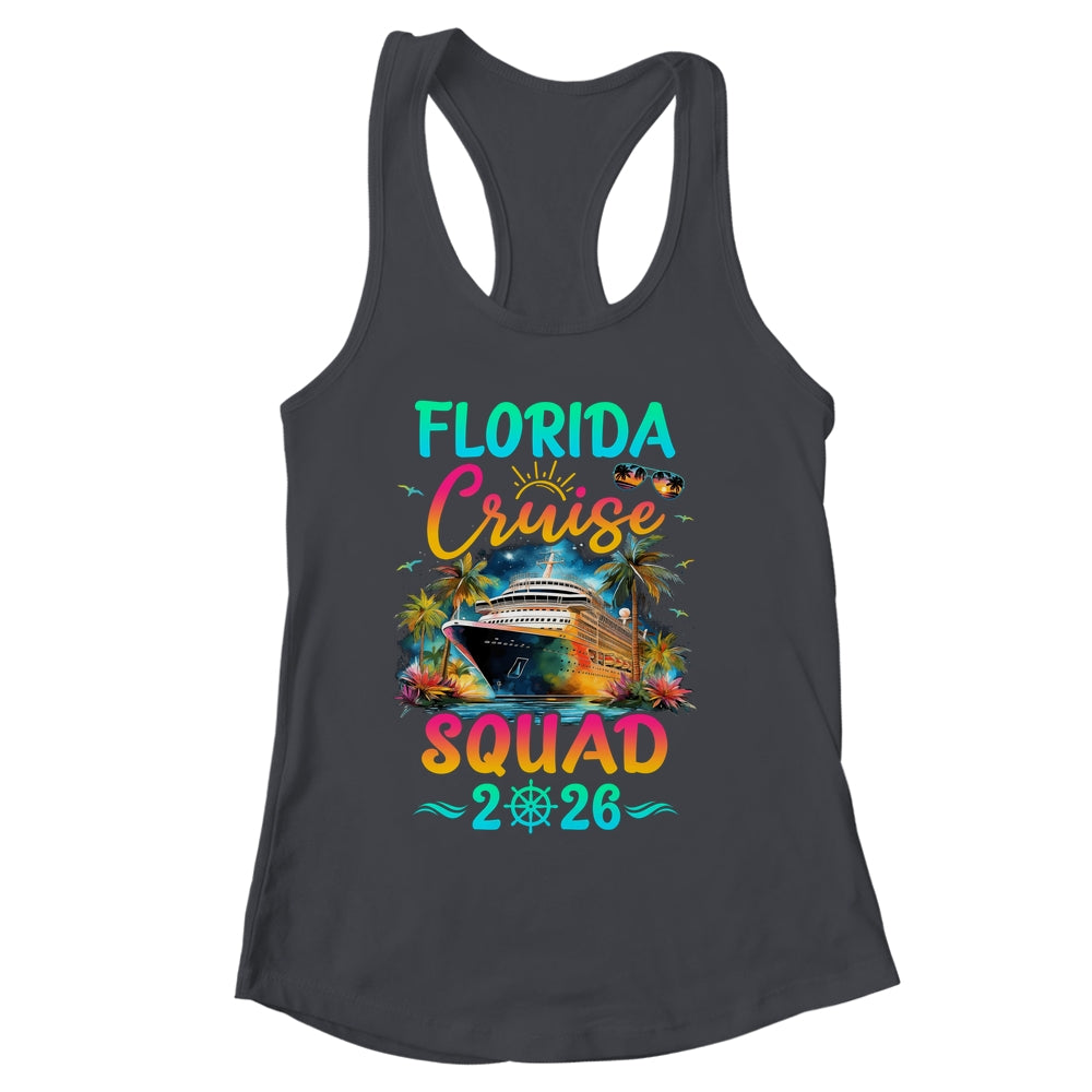 Family Florida Cruise Squad 2026 Summer Vacation Matching Shirt & Tank Top | siriusteestore