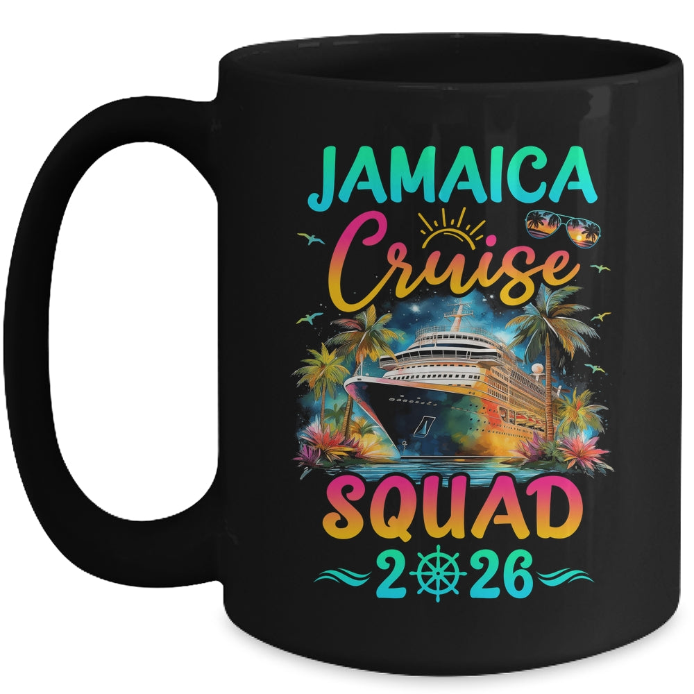Family Jamaica Cruise Squad 2026 Summer Vacation Matching Mug | siriusteestore
