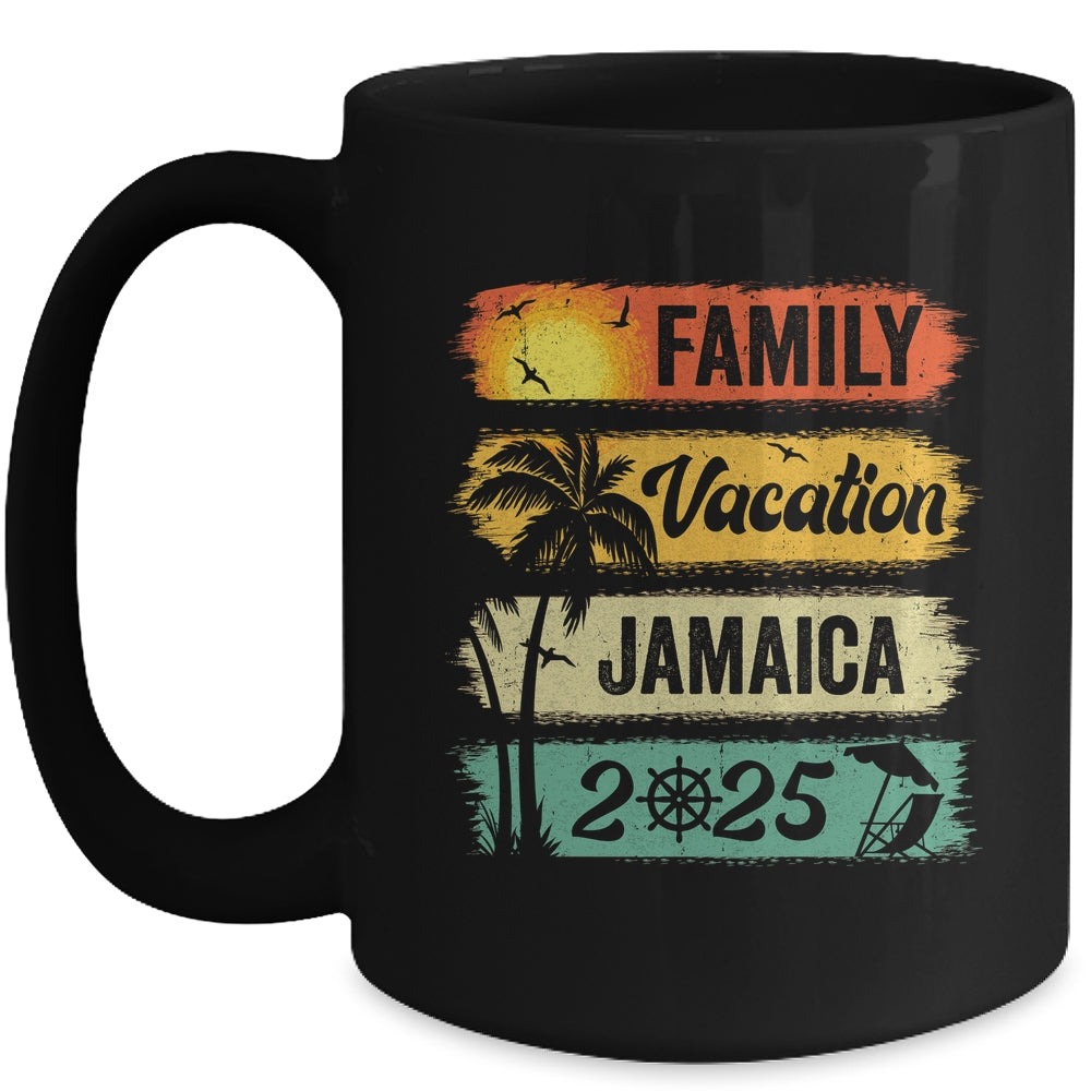 Family Jamaica Vacation 2025 Funny Matching Group Family Mug | siriusteestore