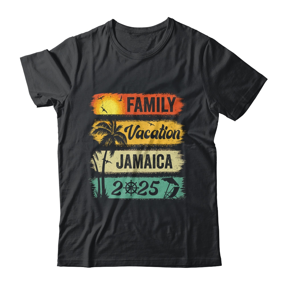 Family Jamaica Vacation 2025 Funny Matching Group Family Shirt & Tank Top | siriusteestore