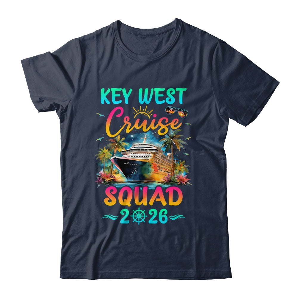 Family Key West Cruise Squad 2026 Summer Vacation Matching Shirt & Tank Top | siriusteestore