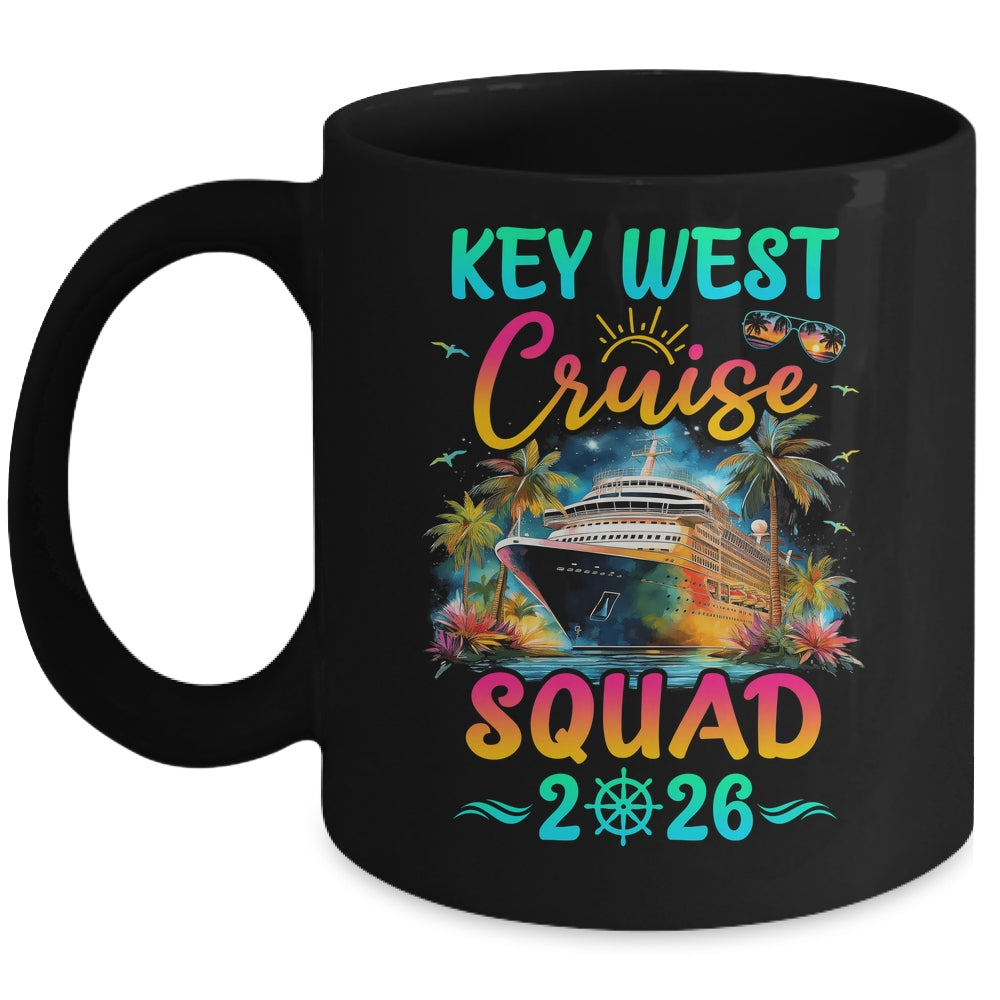 Family Key West Cruise Squad 2026 Summer Vacation Matching Mug | siriusteestore