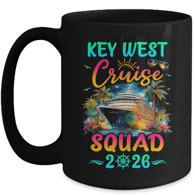 Family Key West Cruise Squad 2026 Summer Vacation Matching Mug | siriusteestore