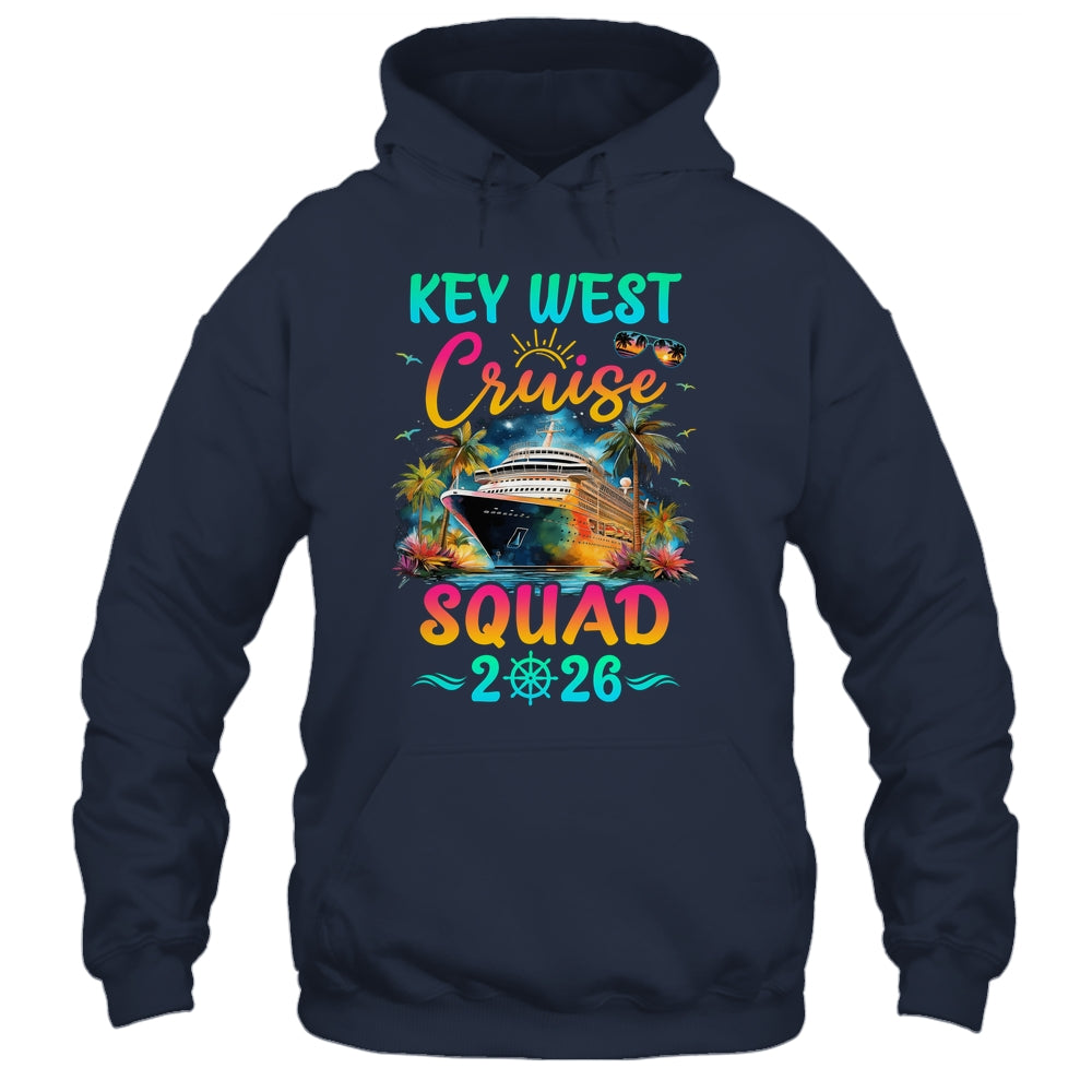 Family Key West Cruise Squad 2026 Summer Vacation Matching Shirt & Tank Top | siriusteestore