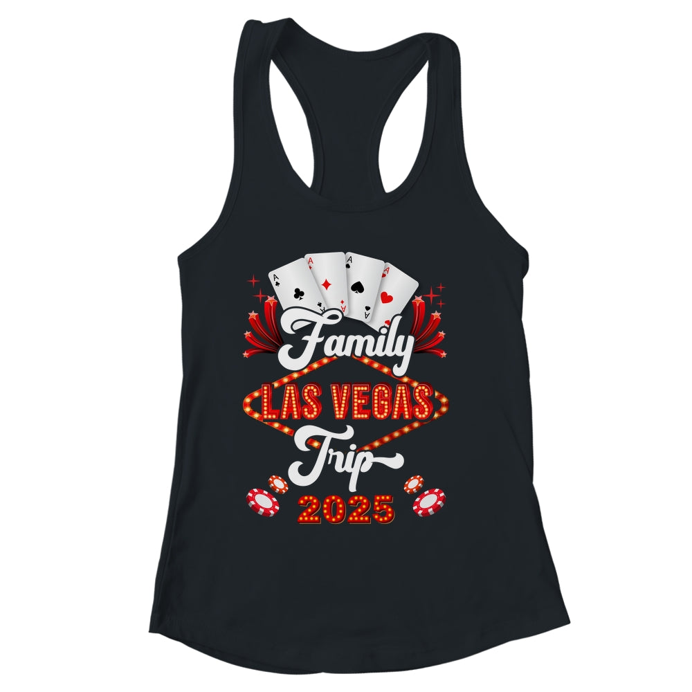 Family Las Vegas Trip 2025 Family Squad Vacation Matching Shirt & Tank Top | siriusteestore