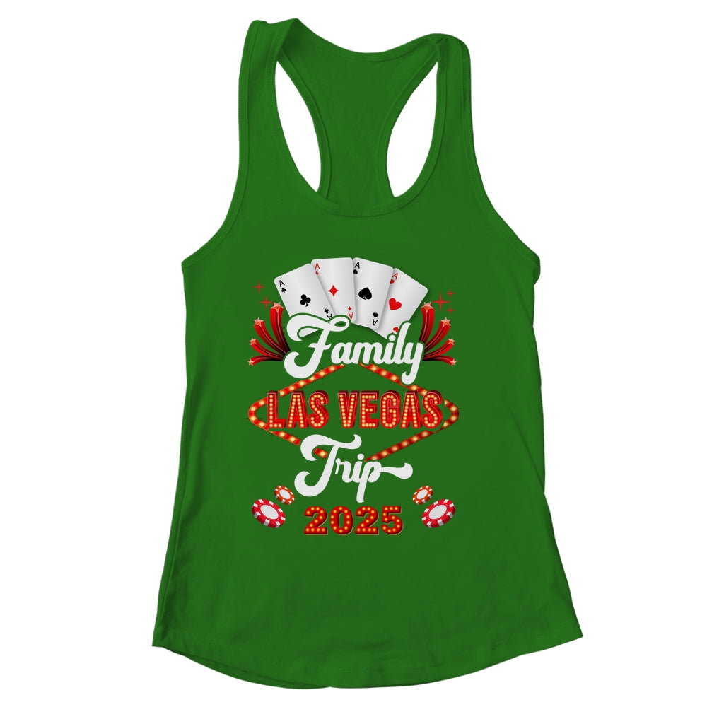 Family Las Vegas Trip 2025 Family Squad Vacation Matching Shirt & Tank Top | siriusteestore