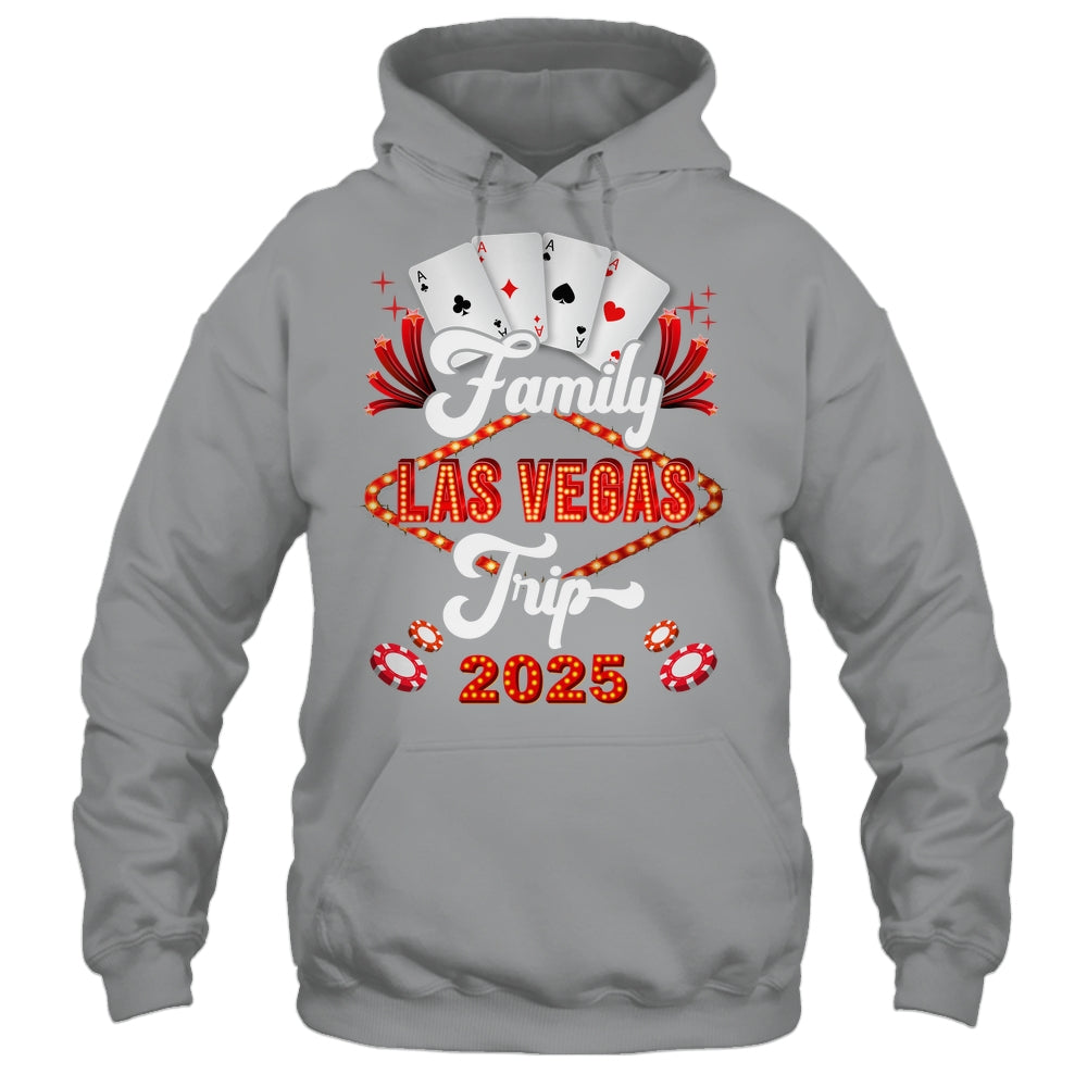 Family Las Vegas Trip 2025 Family Squad Vacation Matching Shirt & Tank Top | siriusteestore