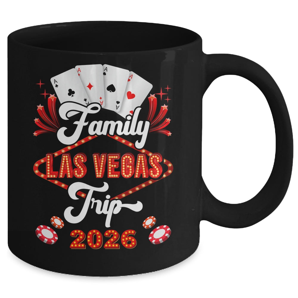 Family Las Vegas Trip 2026 Family Squad Vacation Matching Mug | siriusteestore
