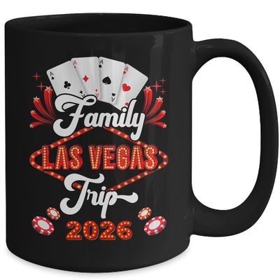 Family Las Vegas Trip 2026 Family Squad Vacation Matching Mug | siriusteestore