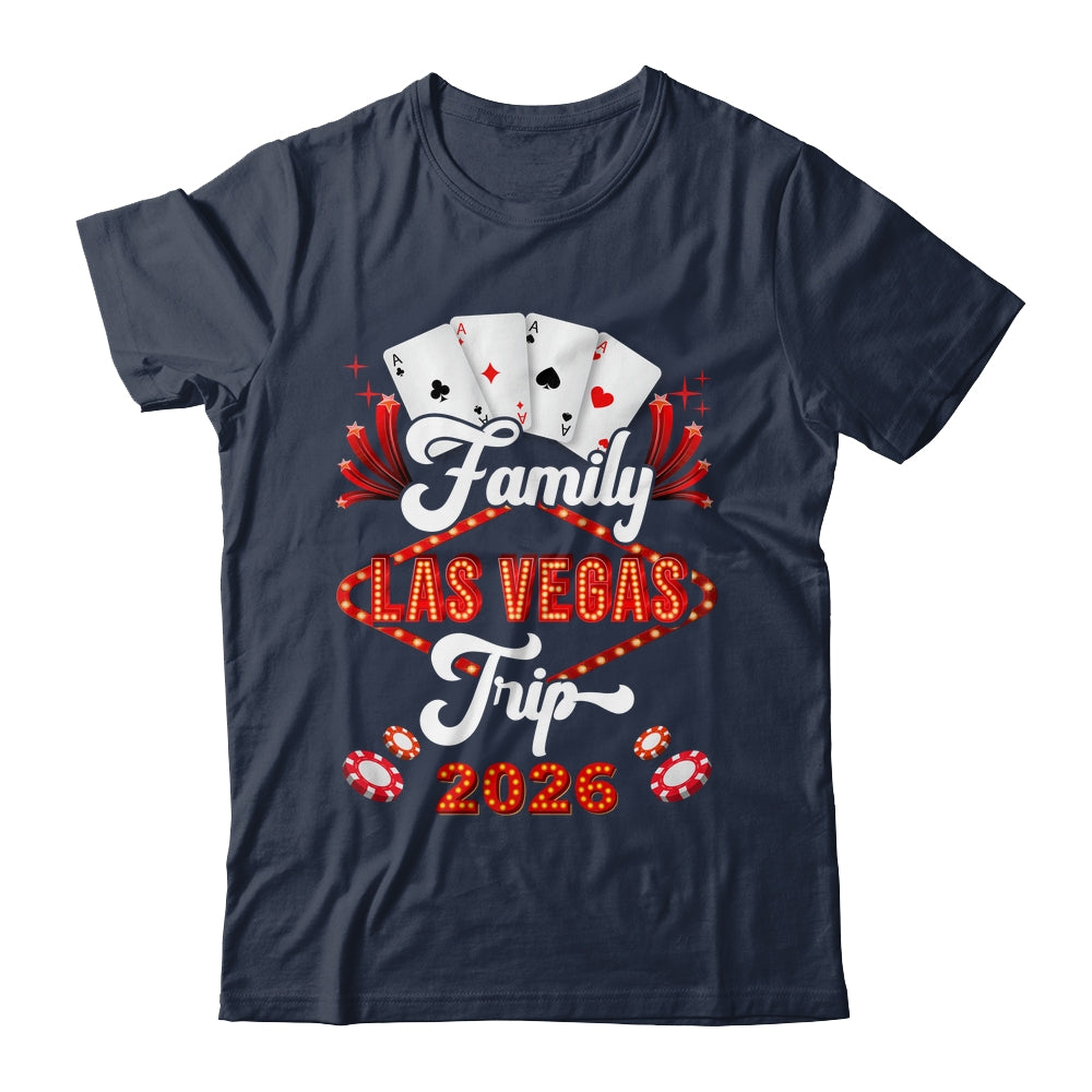 Family Las Vegas Trip 2026 Family Squad Vacation Matching Shirt & Tank Top | siriusteestore