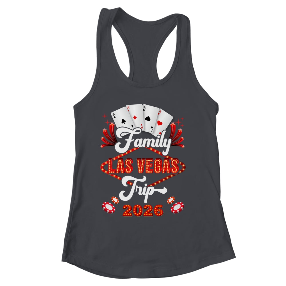Family Las Vegas Trip 2026 Family Squad Vacation Matching Shirt & Tank Top | siriusteestore