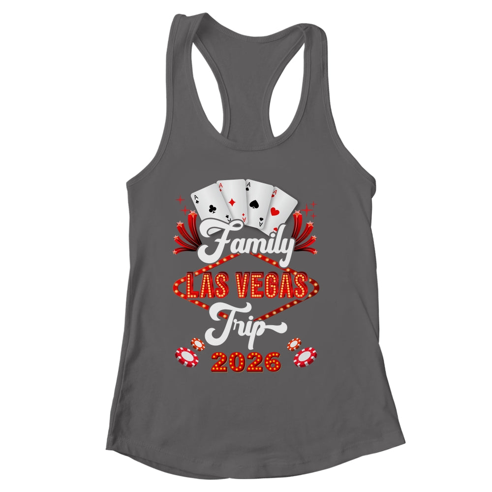Family Las Vegas Trip 2026 Family Squad Vacation Matching Shirt & Tank Top | siriusteestore