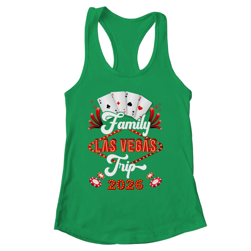 Family Las Vegas Trip 2026 Family Squad Vacation Matching Shirt & Tank Top | siriusteestore