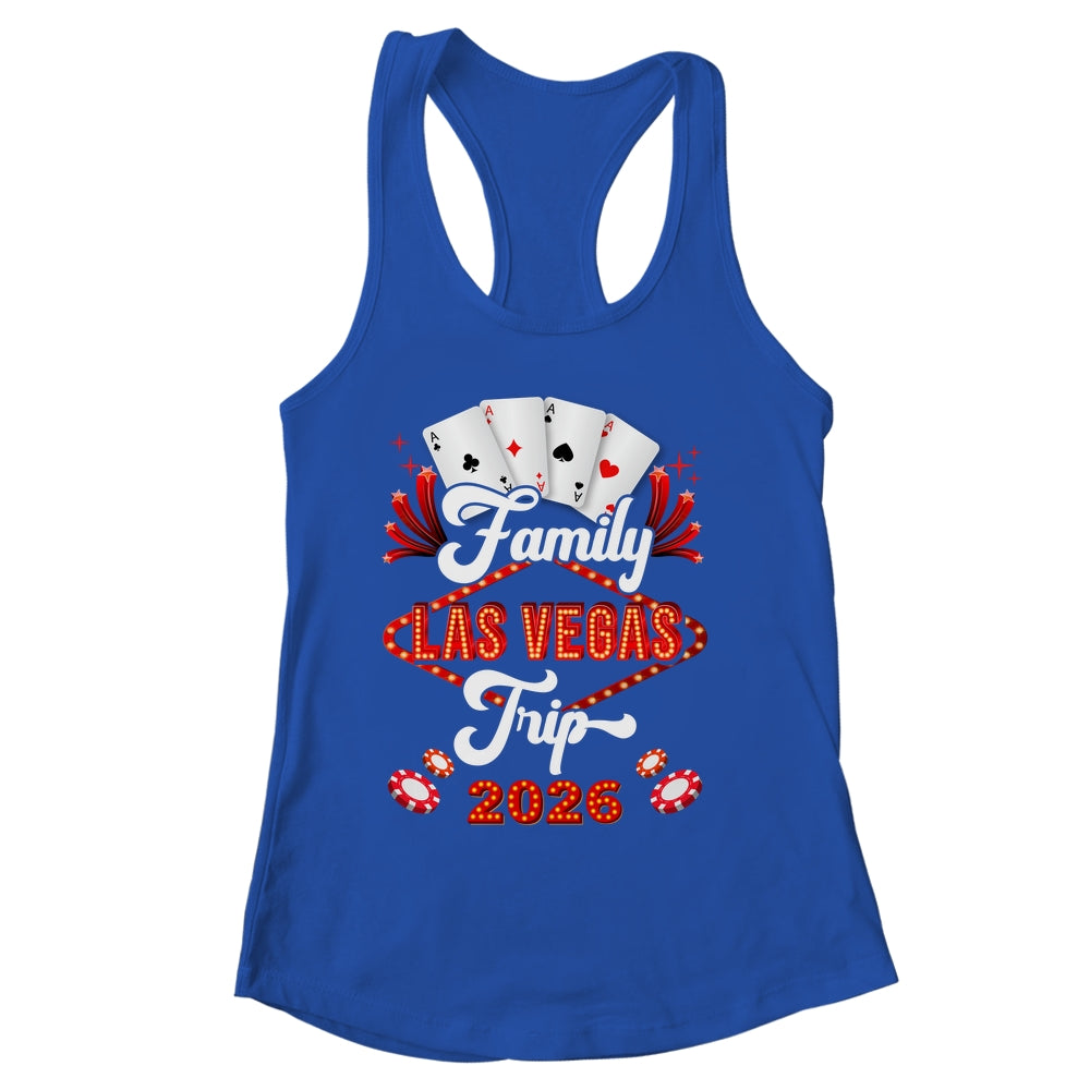 Family Las Vegas Trip 2026 Family Squad Vacation Matching Shirt & Tank Top | siriusteestore