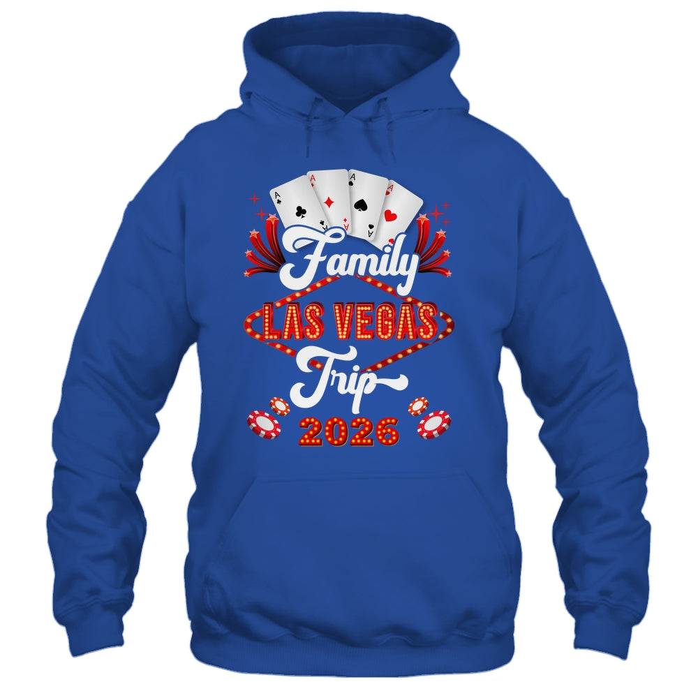 Family Las Vegas Trip 2026 Family Squad Vacation Matching Shirt & Tank Top | siriusteestore