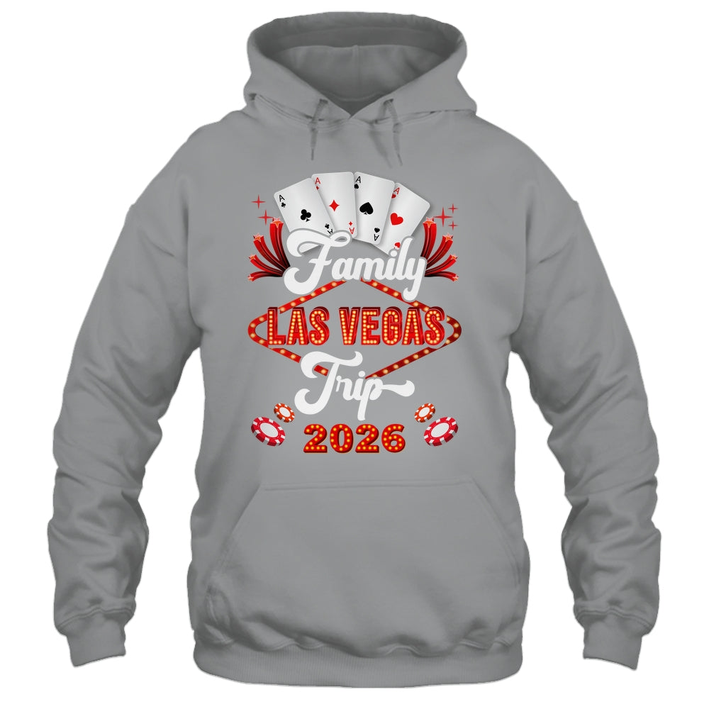 Family Las Vegas Trip 2026 Family Squad Vacation Matching Shirt & Tank Top | siriusteestore