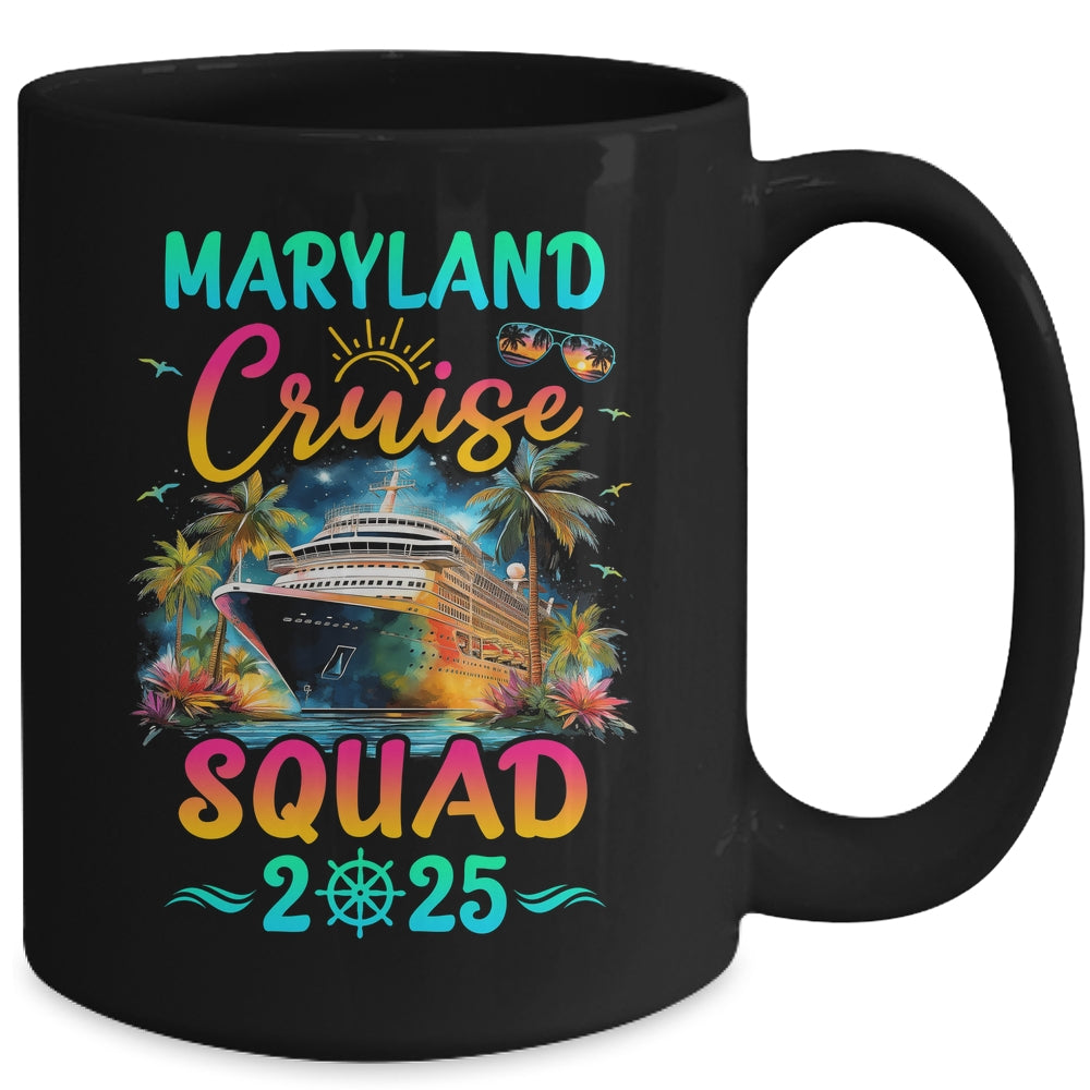 Family Maryland Cruise Squad 2025 Summer Vacation Matching Mug | siriusteestore