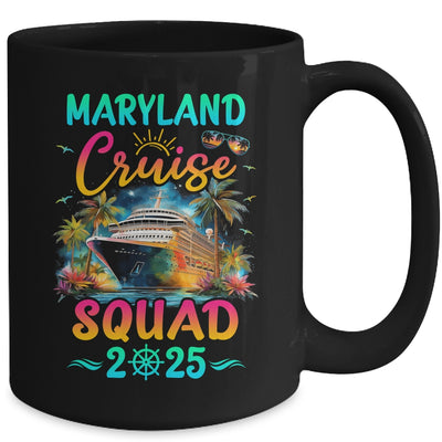Family Maryland Cruise Squad 2025 Summer Vacation Matching Mug | siriusteestore