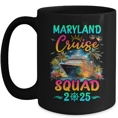 Family Maryland Cruise Squad 2025 Summer Vacation Matching Mug | siriusteestore