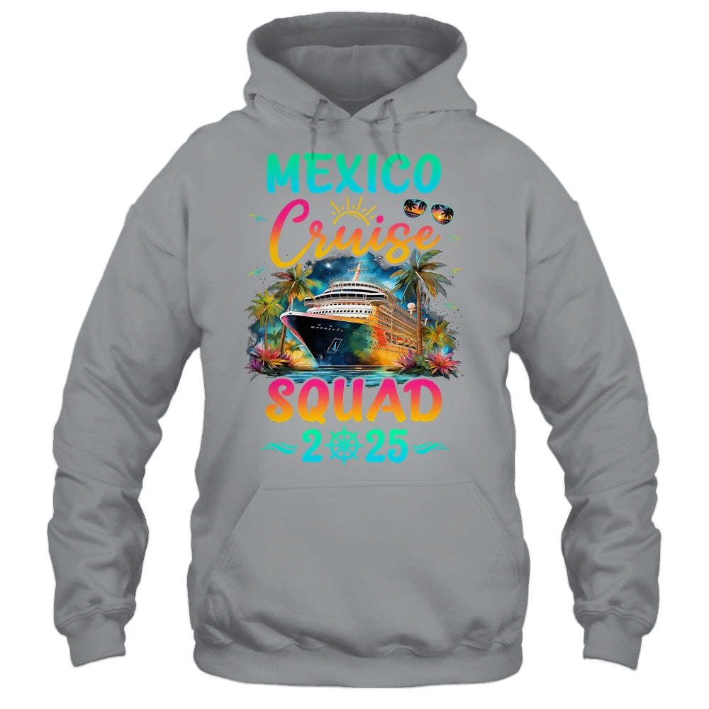 Family Mexico Cruise Squad 2025 Summer Vacation Matching Shirt & Tank Top | siriusteestore