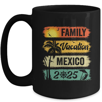 Family Mexico Vacation 2025 Funny Matching Group Family Mug | siriusteestore