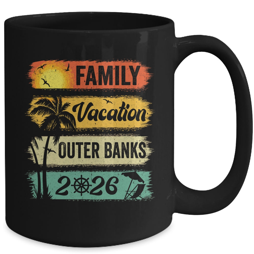 Family Outer Banks Vacation 2026 Funny Matching Group Family Mug | siriusteestore