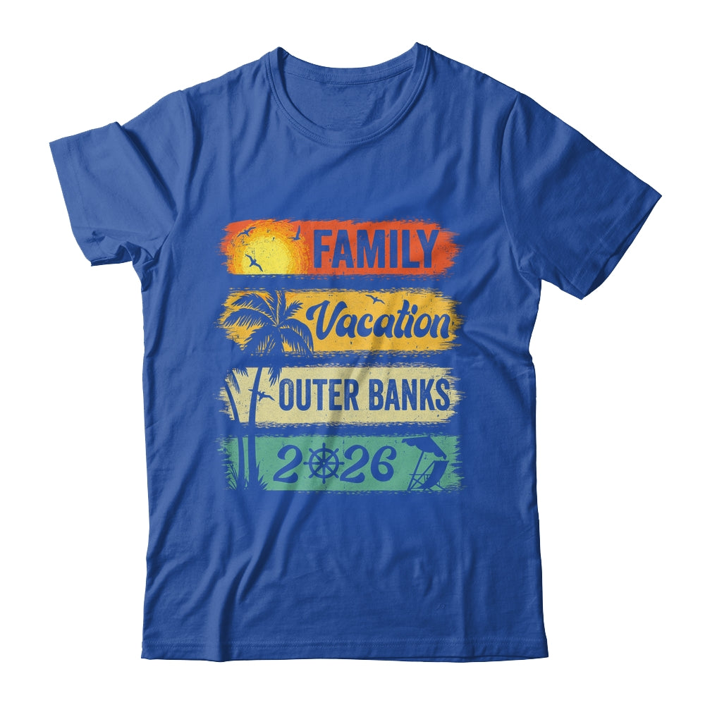 Family Outer Banks Vacation 2026 Funny Matching Group Family Shirt & Tank Top | siriusteestore