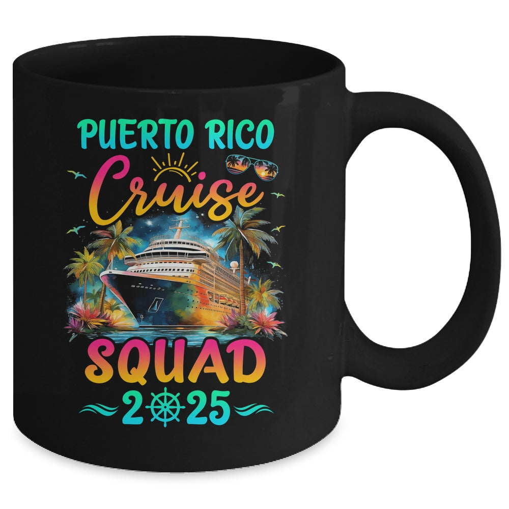 Family Puerto Rico Cruise Squad 2025 Summer Vacation Matching Mug | siriusteestore