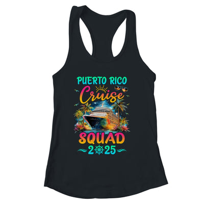 Family Puerto Rico Cruise Squad 2025 Summer Vacation Matching Shirt & Tank Top | siriusteestore
