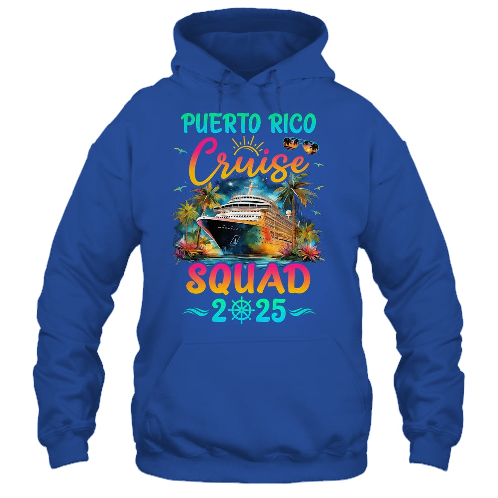 Family Puerto Rico Cruise Squad 2025 Summer Vacation Matching Shirt & Tank Top | siriusteestore