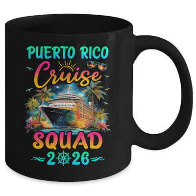 Family Puerto Rico Cruise Squad 2026 Summer Vacation Matching Mug | siriusteestore