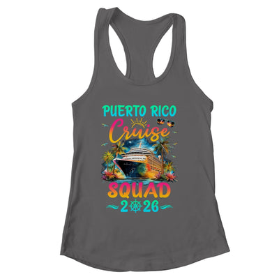 Family Puerto Rico Cruise Squad 2026 Summer Vacation Matching Shirt & Tank Top | siriusteestore