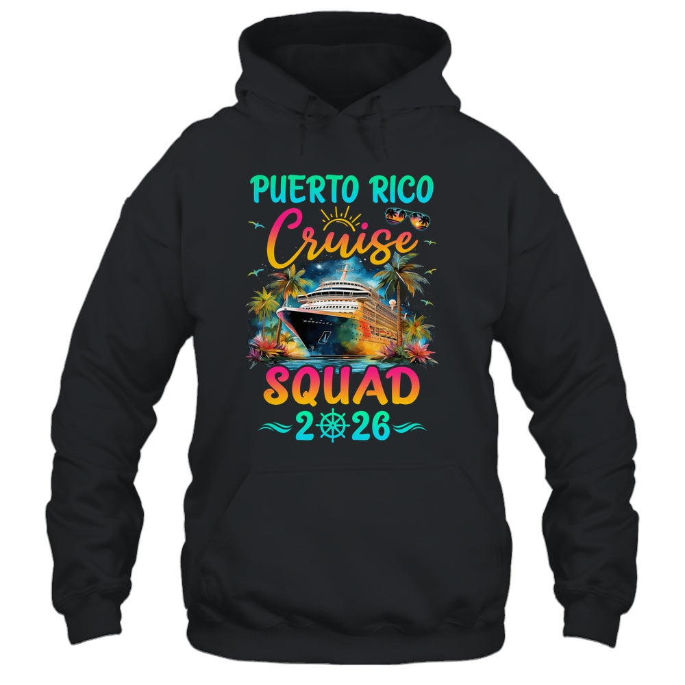 Family Puerto Rico Cruise Squad 2026 Summer Vacation Matching Shirt & Tank Top | siriusteestore