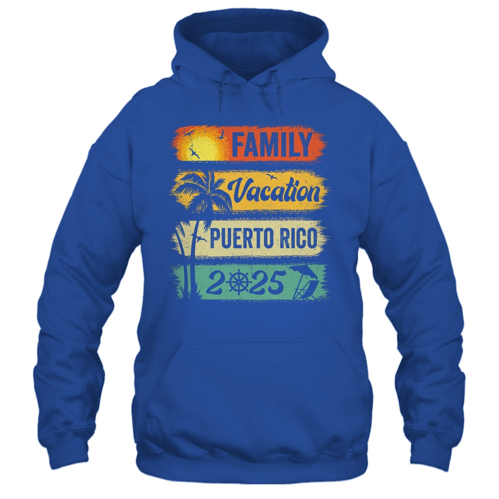 Family Puerto Rico Vacation 2025 Funny Matching Group Family Shirt & Tank Top | siriusteestore