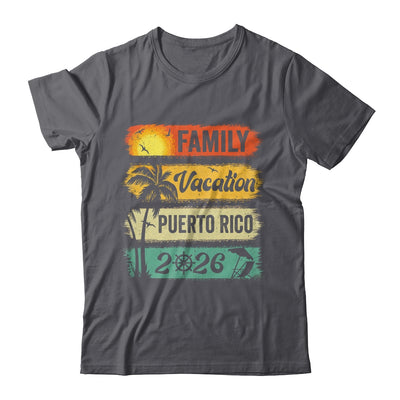 Family Puerto Rico Vacation 2026 Funny Matching Group Family Shirt & Tank Top | siriusteestore