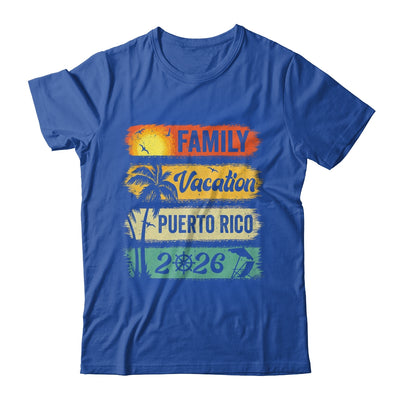Family Puerto Rico Vacation 2026 Funny Matching Group Family Shirt & Tank Top | siriusteestore