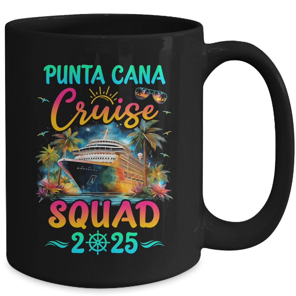 Family Punta Cana Cruise Squad 2025 Summer Vacation Matching Mug | siriusteestore