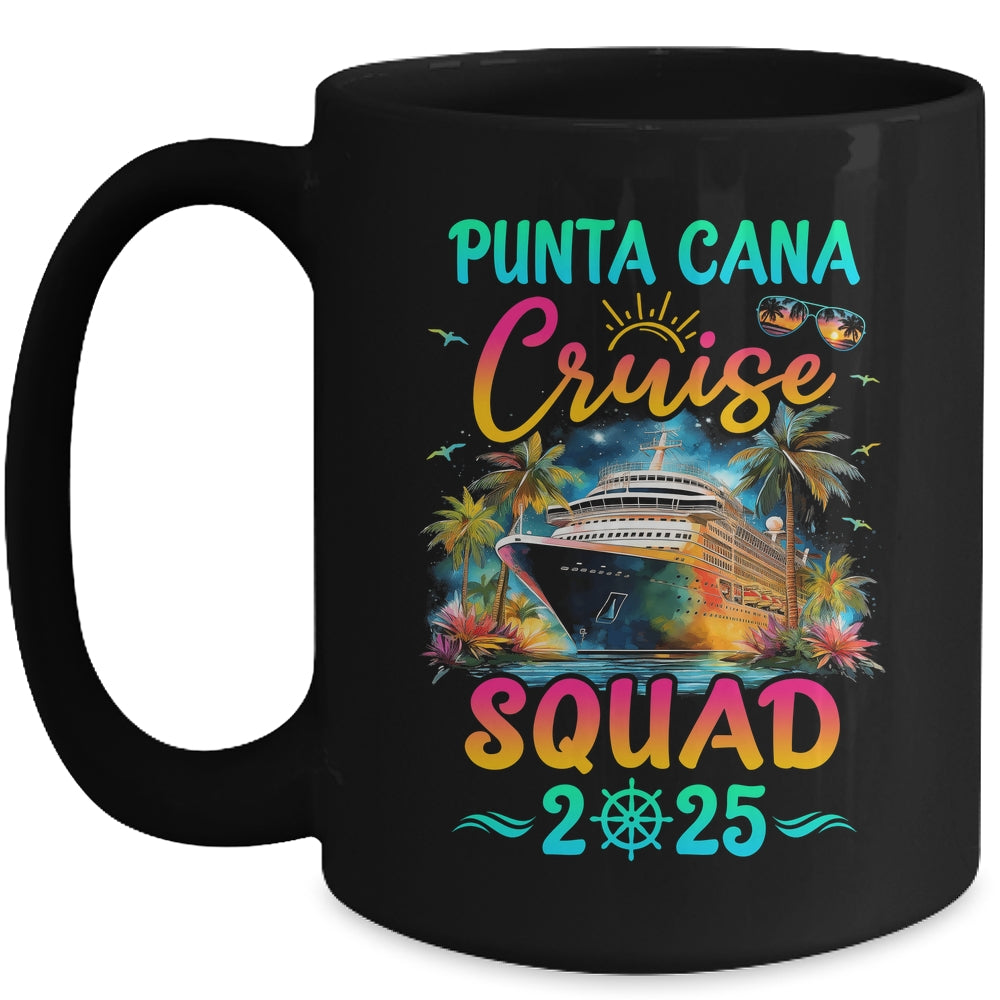Family Punta Cana Cruise Squad 2025 Summer Vacation Matching Mug | siriusteestore