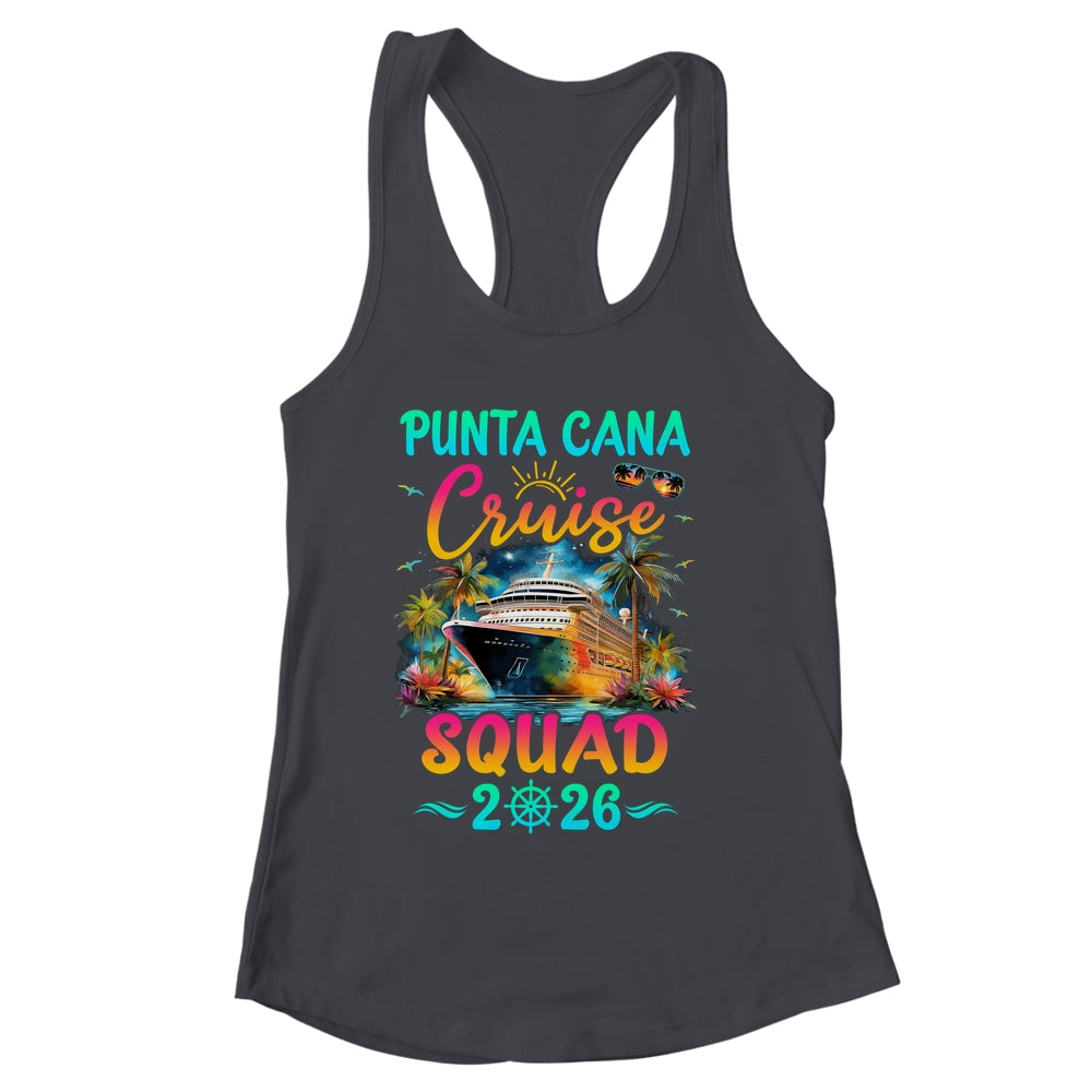 Family Punta Cana Cruise Squad 2026 Summer Vacation Matching Shirt & Tank Top | siriusteestore