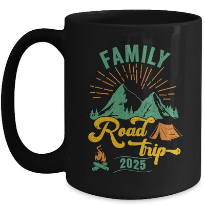 Family Road Trip 2025 Camping Crew Vacation Holiday Trip Mug | siriusteestore