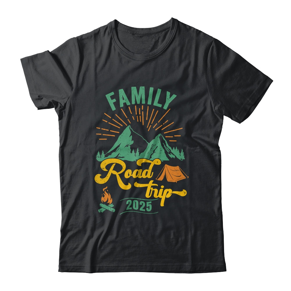 Family Road Trip 2025 Camping Crew Vacation Holiday Trip Shirt & Tank Top | siriusteestore