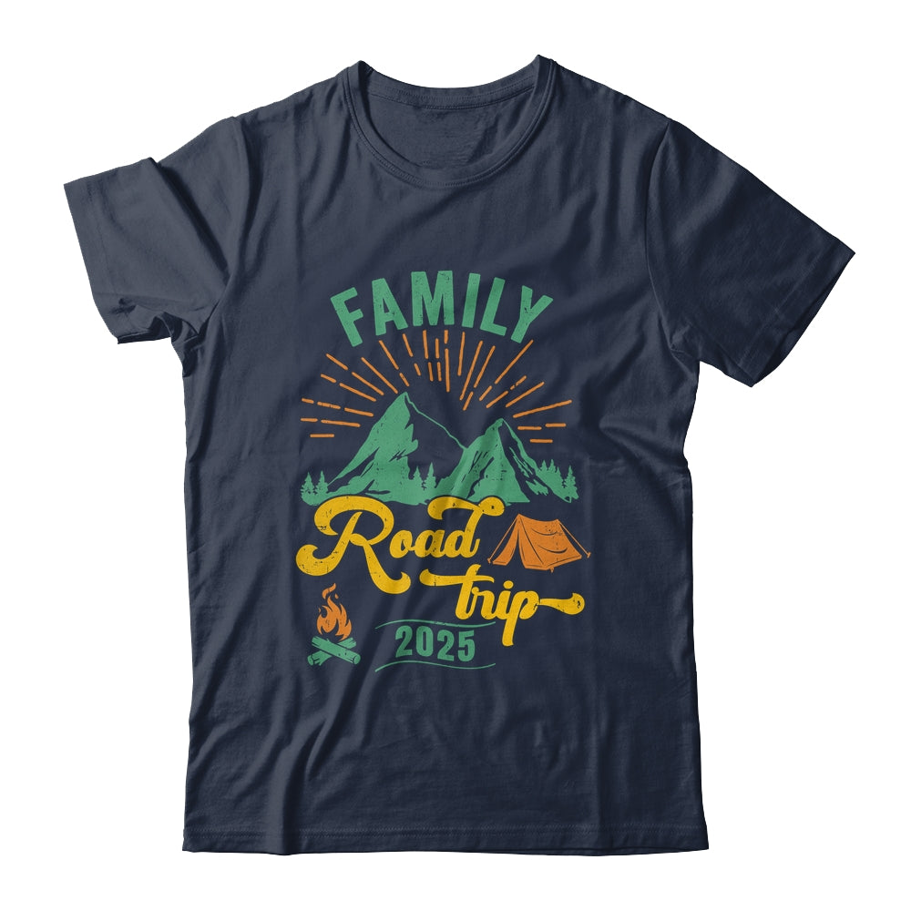 Family Road Trip 2025 Camping Crew Vacation Holiday Trip Shirt & Tank Top | siriusteestore