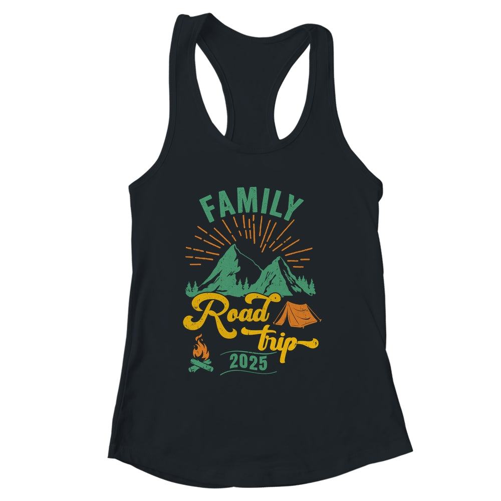 Family Road Trip 2025 Camping Crew Vacation Holiday Trip Shirt & Tank Top | siriusteestore