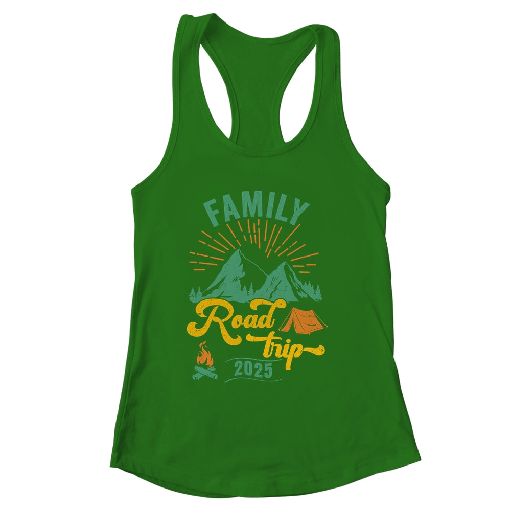 Family Road Trip 2025 Camping Crew Vacation Holiday Trip Shirt & Tank Top | siriusteestore