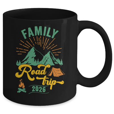 Family Road Trip 2026 Camping Crew Vacation Holiday Trip Mug | siriusteestore