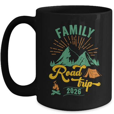 Family Road Trip 2026 Camping Crew Vacation Holiday Trip Mug | siriusteestore