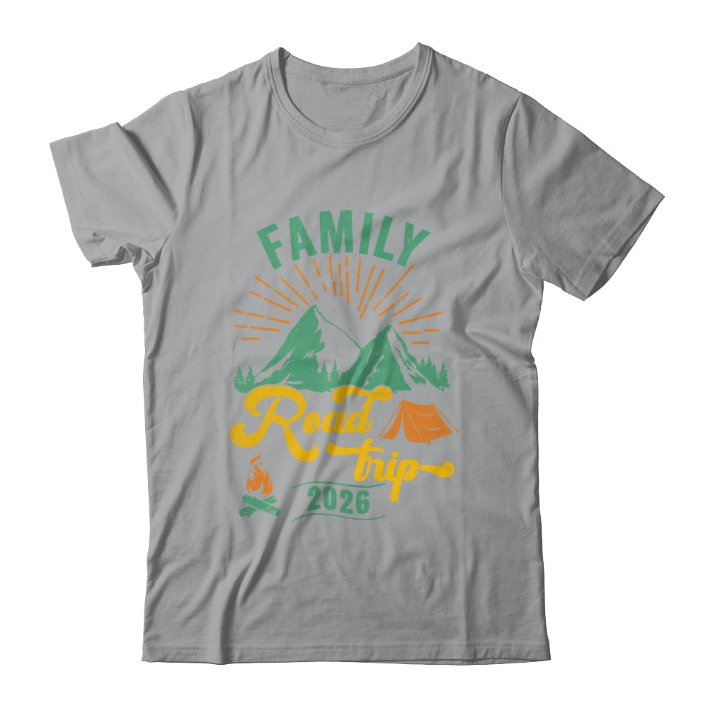 Family Road Trip 2026 Camping Crew Vacation Holiday Trip Shirt & Tank Top | siriusteestore