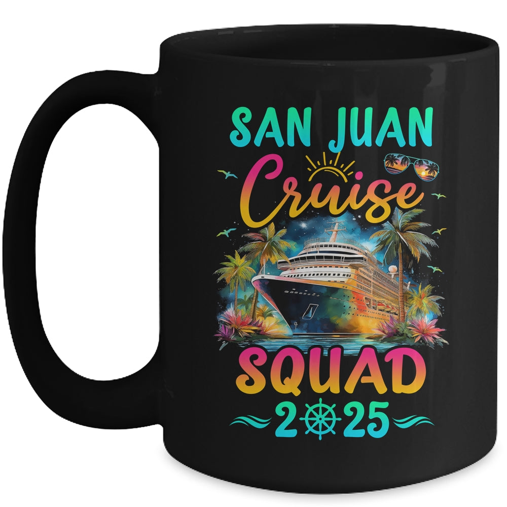Family San Juan Cruise Squad 2025 Summer Vacation Matching Mug | siriusteestore