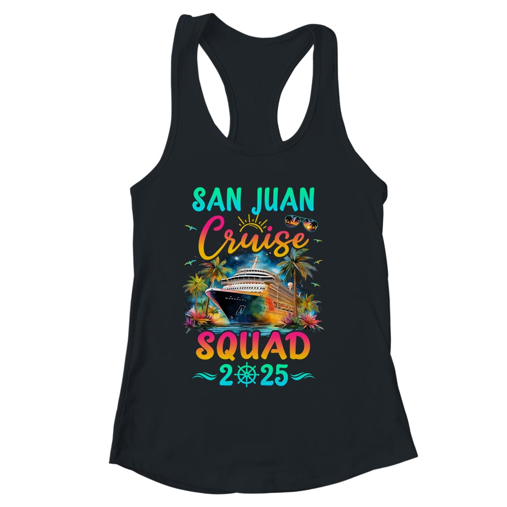 Family San Juan Cruise Squad 2025 Summer Vacation Matching Shirt & Tank Top | siriusteestore